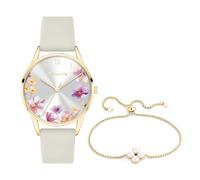 Tamaris Ensemble Montre et Bracelet TS-0058-PQB avec Bracelet en Silicone
