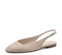Tamaris Escarpin à bride arrière plat pour femme beige 40 EU