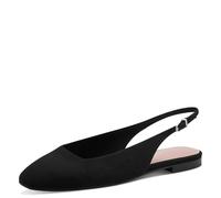 Tamaris Escarpin à bride arrière plat pour femme noir 40 EU