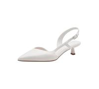 Tamaris Escarpin à bride arrière pour femme à talon aiguille blanc 39 EU