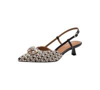 Tamaris Escarpin pour femme à talon aiguille – bride arrière – noir 38 EU
