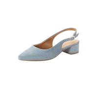 Tamaris Escarpin à bride arrière pour femme à talon bloc en cuir bleu 40 EU