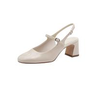 Tamaris Escarpin à bride arrière pour femme avec talon bloc beige 39 EU