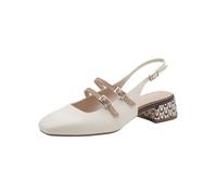 Tamaris Escarpin à bride arrière pour femme avec talon bloc blanc 41 EU