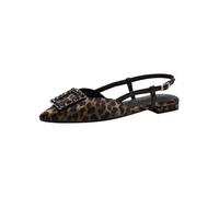 Tamaris Ballerines Umbra à lanières – Brun foncé/Noir, Taille 39
