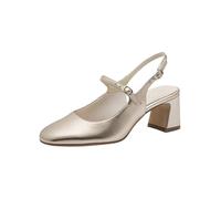Tamaris Escarpin à bride arrière pour femme avec talon bloc métallique 41 EU