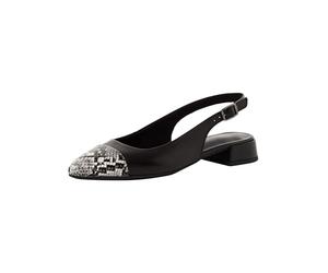 Tamaris Escarpin à bride arrière pour femme avec talon bloc noir 39 EU