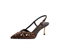 Tamaris Escarpins à bride arrière marron / noir, Taille 35