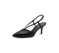 Escarpins femme Tamaris à bride arrière à talon aiguille en cuir noir 39 EU