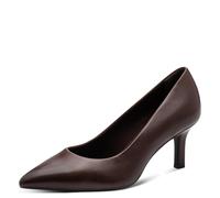 Tamaris Escarpins à Talon Aiguille pour Femme Marron (Mahogany Lea), 36
