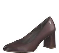 Tamaris Escarpins en Cuir Comfort Fit pour Femme 8-82404-41 - Semelle intérieure Amovible, Marron, 38 EU Large