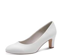 Tamaris Femme Damen 1-22419-41 Pumps, White Matt, 39 EU