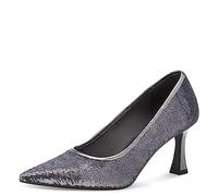 Tamaris Escarpins végétaliens à Talons Aiguilles pour Femme, Ardoise, 39 EU
