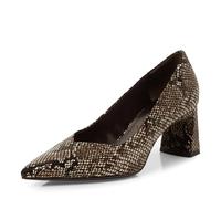 Tamaris Escarpins végétaliens pour Femme, Black Snake., 38 EU
