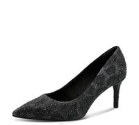 Tamaris Escarpins végétaliens pour Femme, Gris léopard, 40 EU