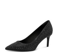 Tamaris Escarpins végétaliens pour Femme, Noir uni, 38 EU