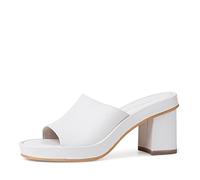 Tamaris Femme 1-1-27245-38 Chausson, Cuir Blanc, 38 EU