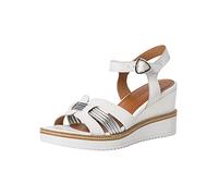 Tamaris Femme 1-1-28243-20 Sandale, Blanc Argent, 41 EU