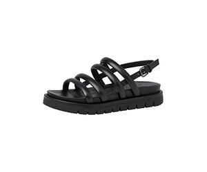 Tamaris Femme 1-1-28266-38 Sandale Plate, Noir, 41 EU