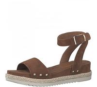 Tamaris Femme 1-1-28270-38 Sandale cale, Cognac, 40 EU