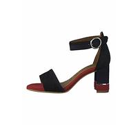 Tamaris Femme 1-1-28379-26 Sandale, Blk Suede Comb, 36 EU