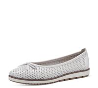 Tamaris Femme 1-22121-42 Ballerines, Cuir Blanc, 40 EU