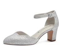 Tamaris Femme 1-24432-41 Escarpins, Silver Glam, 37 EU