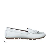 Tamaris Femme 1-24600-42 Mocassin, Cuir Blanc, 37 EU