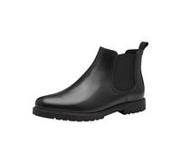 Tamaris Femme 1-25348-43 Bottine Chelsea, Cuir Noir Noir, 38 EU