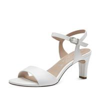Tamaris Femme 1-28008-42 Sandales à Talon, Blanc Mat, 41 EU