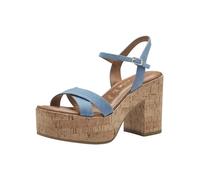 Tamaris Femme 1-28034-42 Sandale à Talon, Denim, 38 EU
