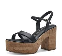 Tamaris Femme 1-28054-42 Sandale à Talon, Noir, 37 EU