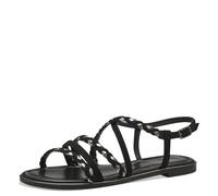 Tamaris Femme 1-28101-42 Sandale Plate, Noir, 37 EU