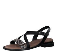 Tamaris Femme 1-28111-42 Sandale à Talon, Noir/Comb, 36 EU