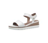 Tamaris Femme 1-28203-42 Sandale, Cuir Blanc, 41 EU