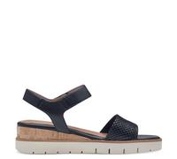 Tamaris Femme 1-28203-42 Sandale Plate, Bleu Marine, 38 EU