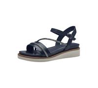 Tamaris Femme 1-28256-42 Sandale Plate, Bleu Marine, 37 EU