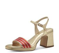 Tamaris Femme 1-28368-42 Sandale à Talon, Gold Comb, 37 EU