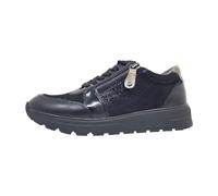 Tamaris Femme 8-83709-41 Comfort Fit Semelle intérieure Amovible Sportive Flexible Fermeture éclair latérale Basket, Noir, 42 EU Large