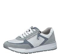 Tamaris Femme 8-83710-20-Cuir Comfort Fit intérieure Amovible-Semelle Sportive Flexible-Fermeture éclair latérale Basket, Sky Comb, 38 EU Large