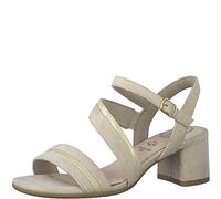 Tamaris Femme 8-88302-20 Sandale à Talon, Beige, 39 EU Large