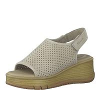 Tamaris Femme 8-88305-20 Sandale Plate, Taupe, 41 EU Large