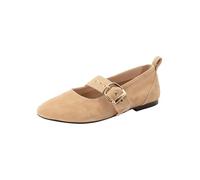 Tamaris Femme Ballerine avec bride cuir plate beige 38 EU