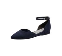 Tamaris Femme Ballerine avec bride plate bleu 38 EU