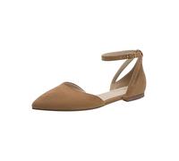 Tamaris Femme Ballerine avec bride plate brun 37 EU