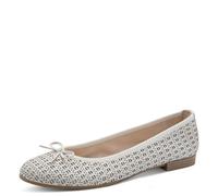 Tamaris Femme Ballerine cuir plate blanc 38 EU