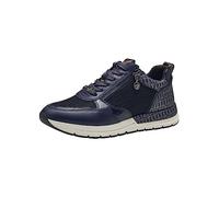 Tamaris Femme Baskets, Dame Baskets Basses,Semelle intérieure Amovible,Chaussure de Sport,Semelle à Plateforme,Loisirs,Navy Comb,38 EU