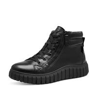 Tamaris Femme Bottes Confortables avec Lacets doublées en Duo-tex et Extra Grip Tendance, Noir, 40 EU