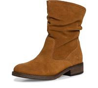 Tamaris Femme Bottes, Dame Botte à Enfiler,Demi-Bottes,Bottines,Bottes de Glisse,Haute,Cognac,37 EU