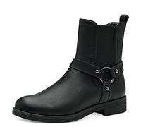 Tamaris Femme Bottes, Dame Bottes Classiques,TOUCHit,Bottes en Cuir,Bottes à Tige Longue,Fermeture éclair,Black,37 EU